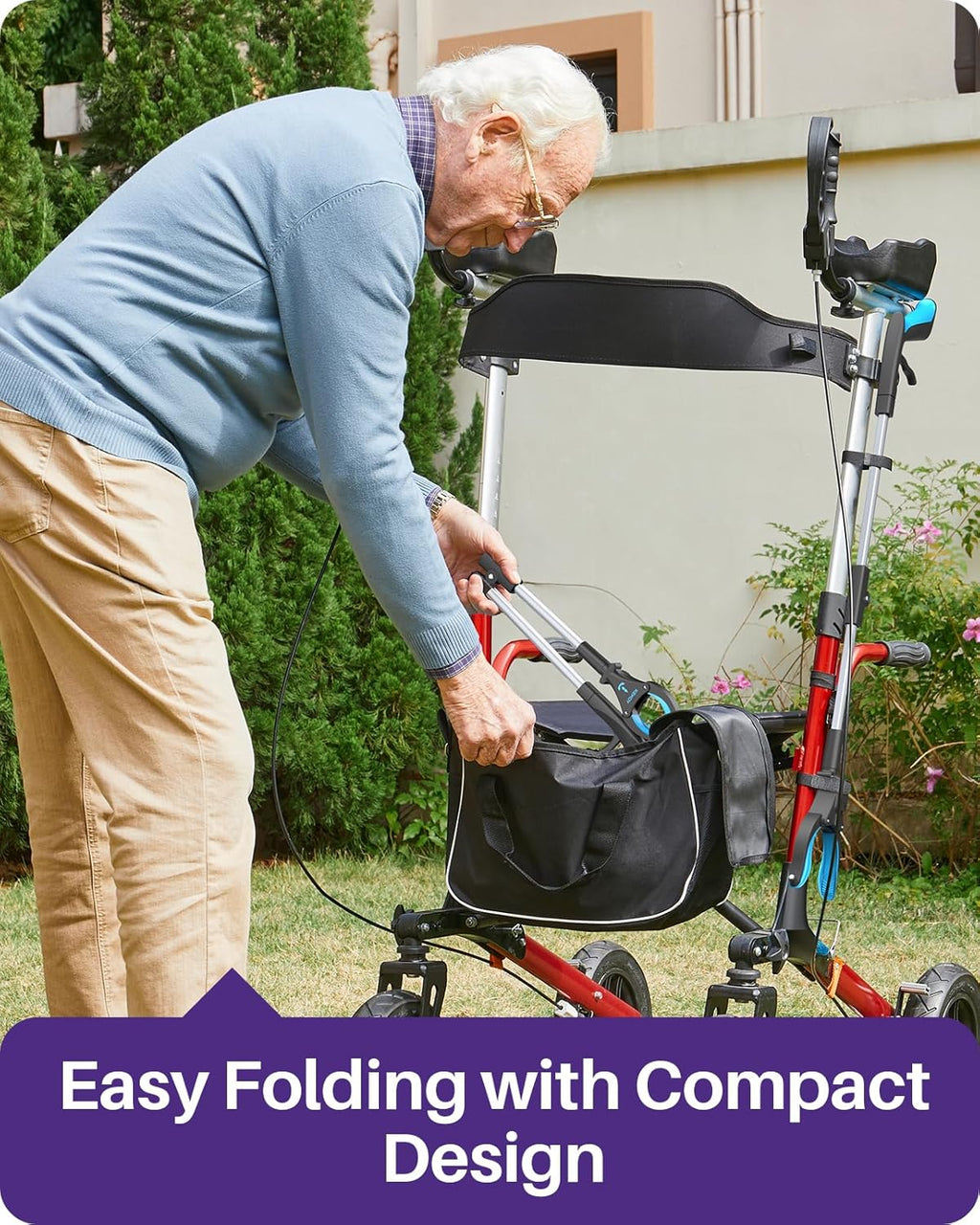 KEKOY Grabber Reacher Tool for Seniors, Foldable Pickup Stick with Magnet

