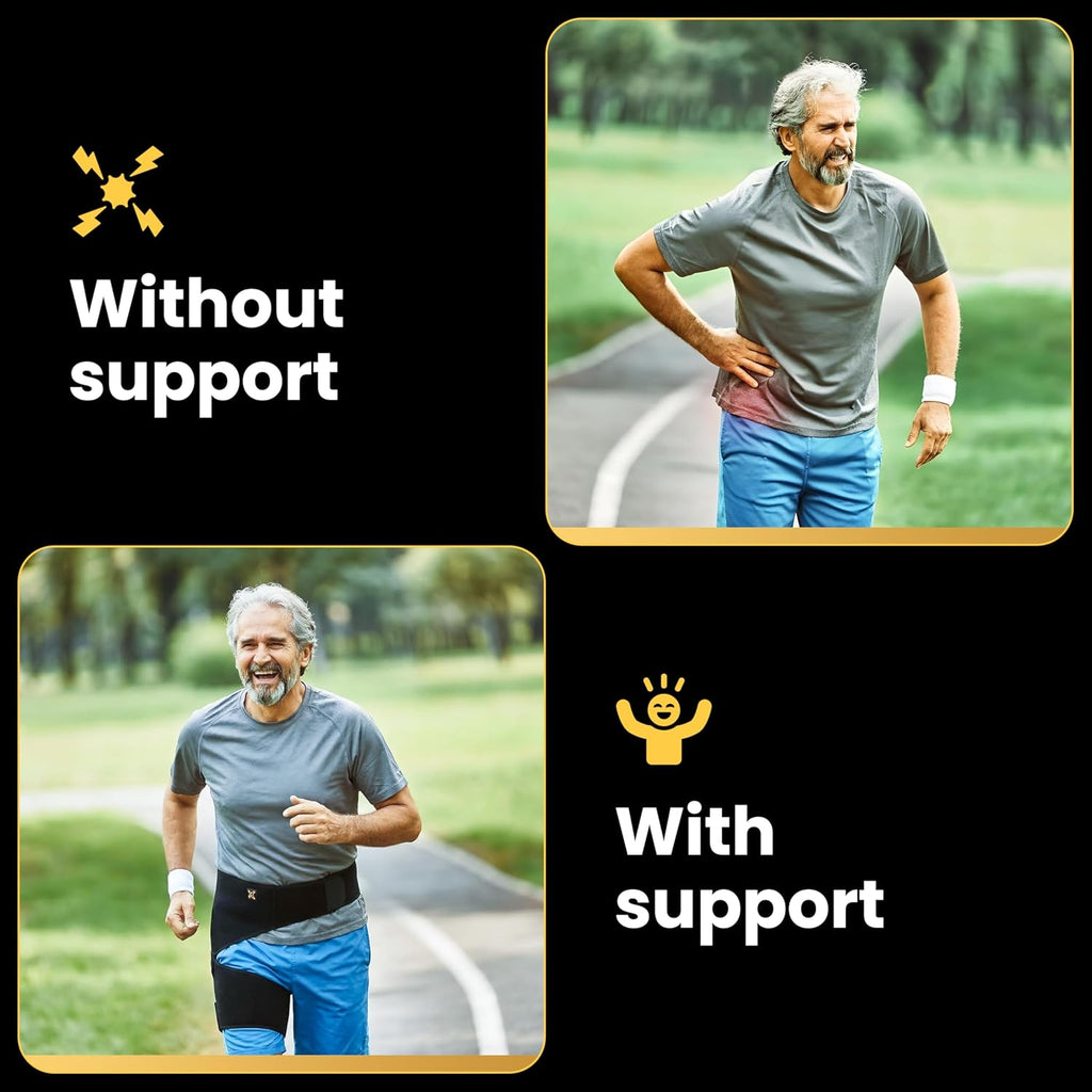 CopperJoint Adjustable Hip Compression Brace for Groin and Thigh Support


