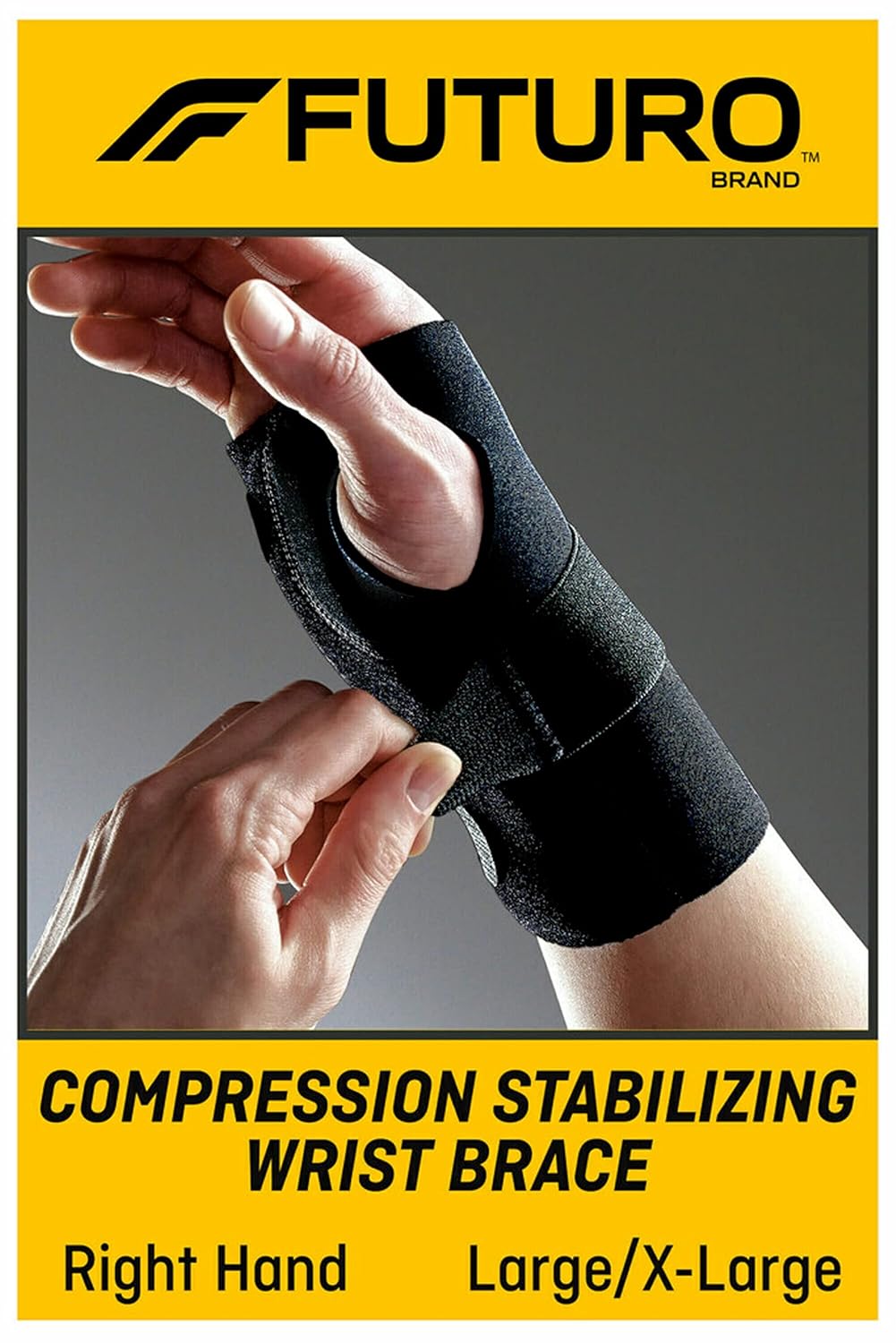 FUTURO Compression Stabilizing Wrist Brace, Breathable

