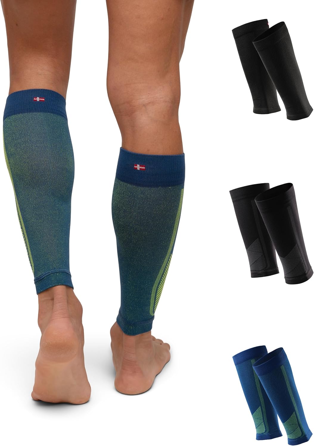 Danish Endurance Calf Compression Sleeve 21–26 mmHg for Legs and Shin Support

