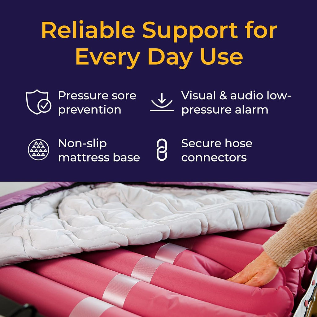 Drive Medical Med-Aire Low Air Loss Mattress Replacement System, Alternating Pressure

