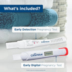Clearblue Early Pregnancy Test Kit with Digital Results and hCG Tests, At-Home

