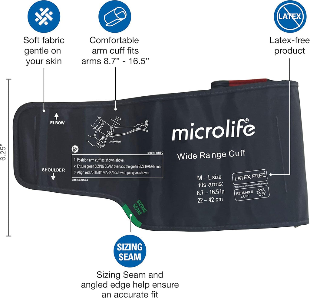 Microlife Replacement Upper Arm Blood Pressure Cuff

