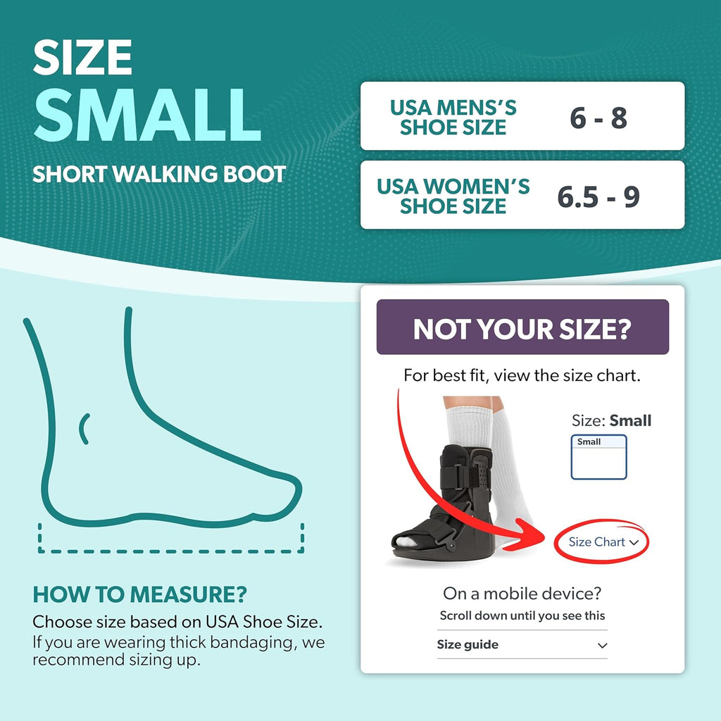 BraceAbility Short Walking Boot Orthopedic Medical Walker for Toe and Ankle Support

