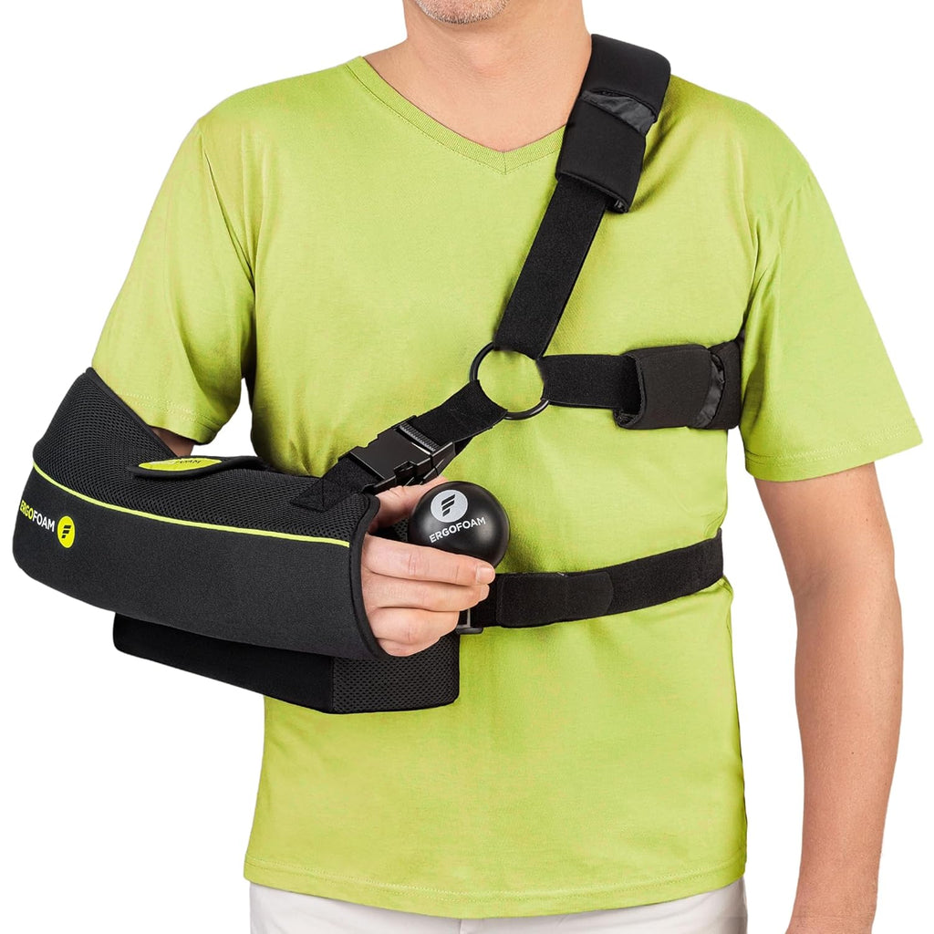 ErgoFoam Abduction Shoulder Sling with Pillow for Rotator Cuff Surgery Recovery

