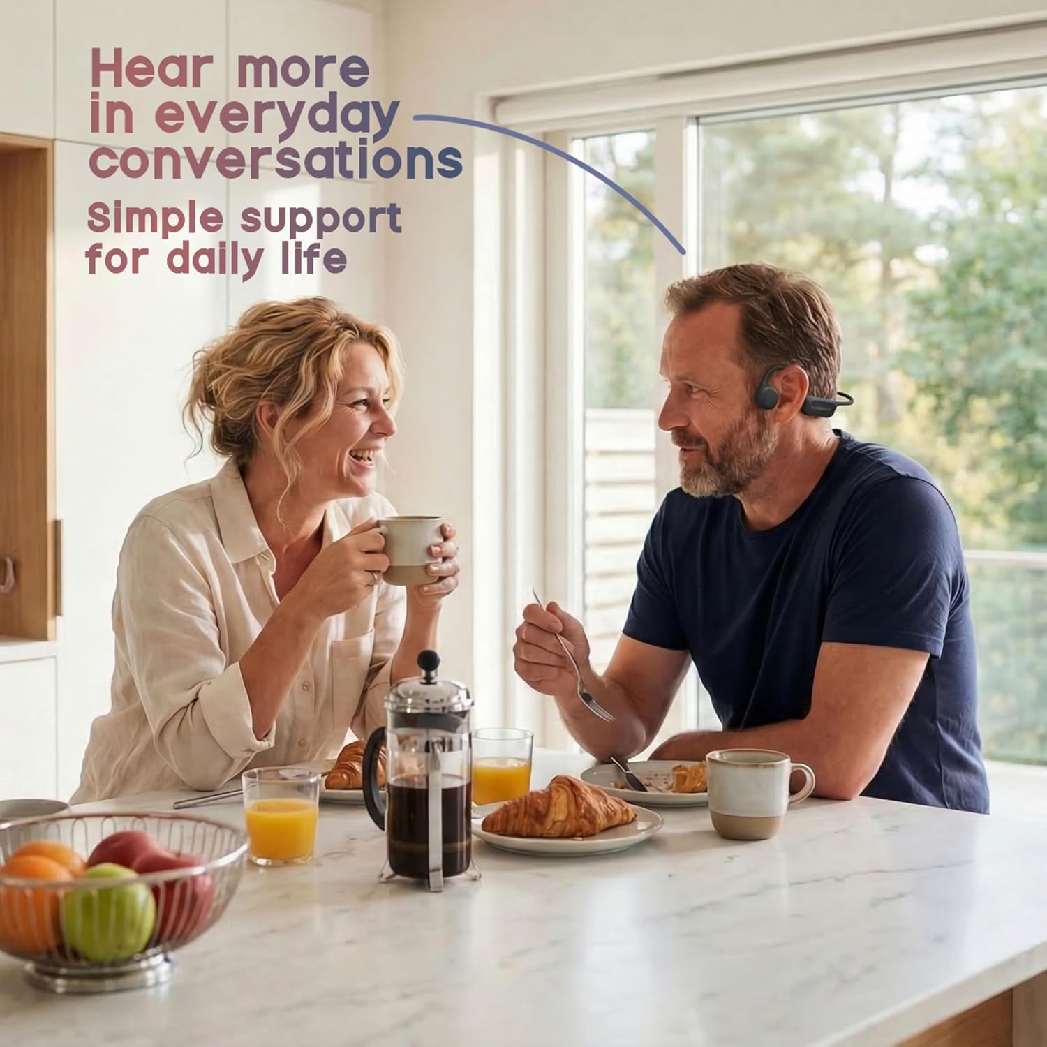 CORE Bone Conduction Sound Amplifier Open-Ear Personal Listening Device

