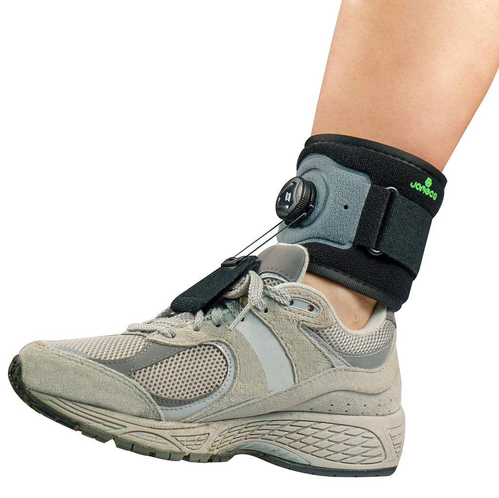 JOMECA AFO Drop Foot Brace with Reel-Adjust Dorsiflexion Support for Walking

