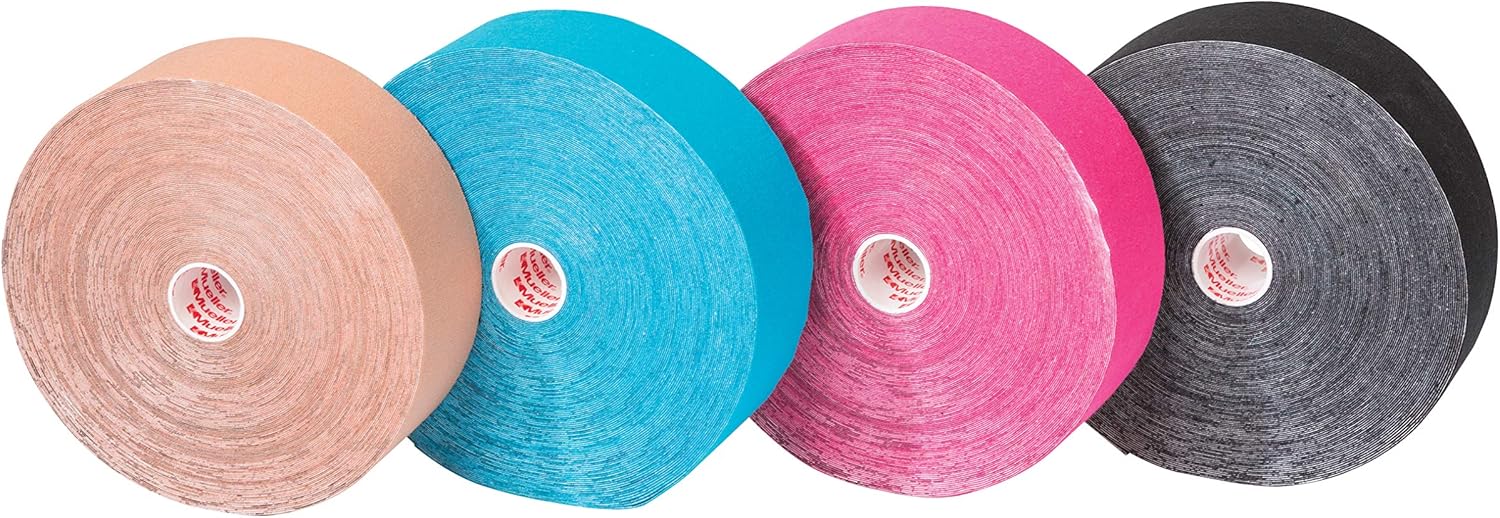 Mueller Sports Medicine Kinesiology Tape Latex Free Therapeutic Athletic Tape Roll

