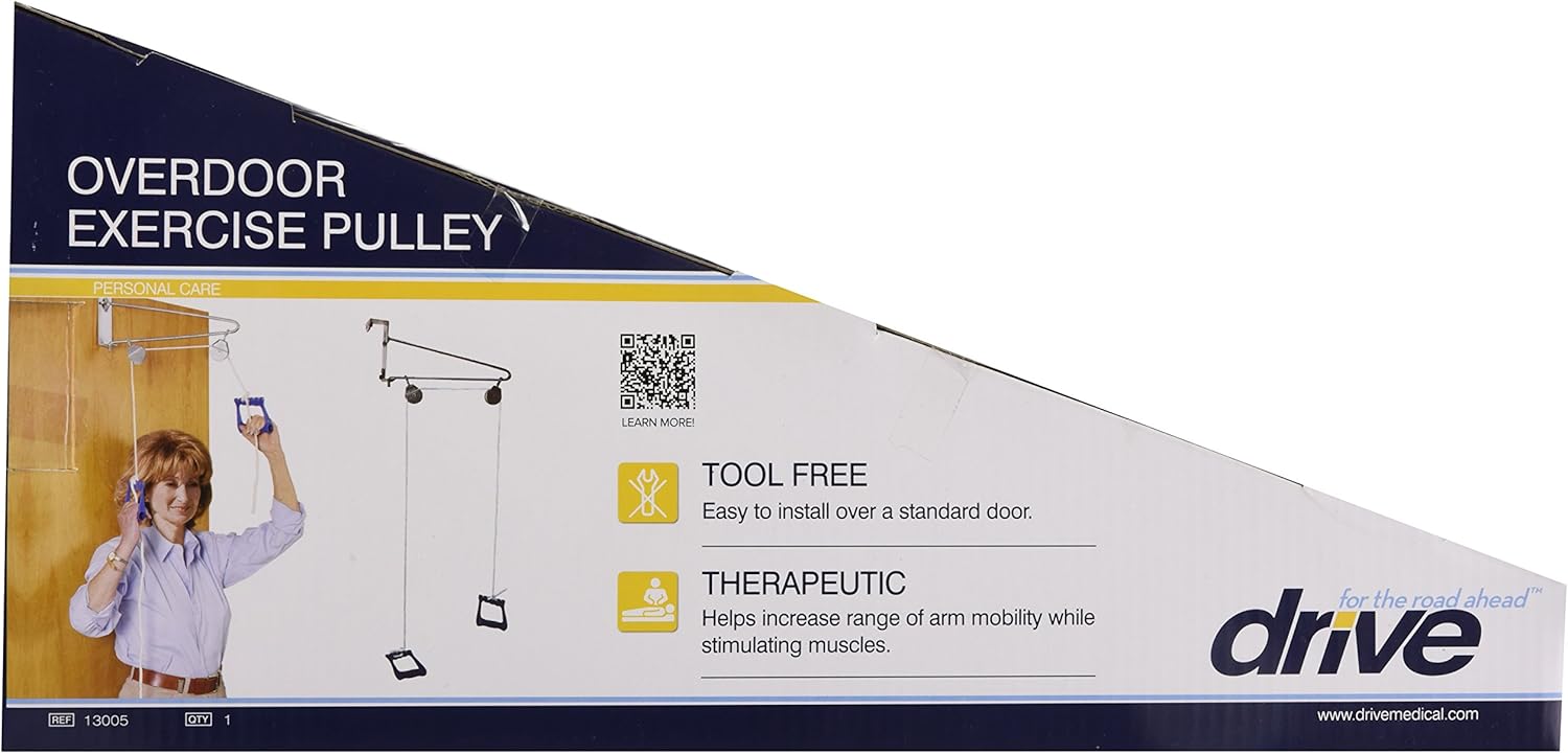 Drive Medical Over-Door Exercise Pulley System for Shoulder Range of Motion

