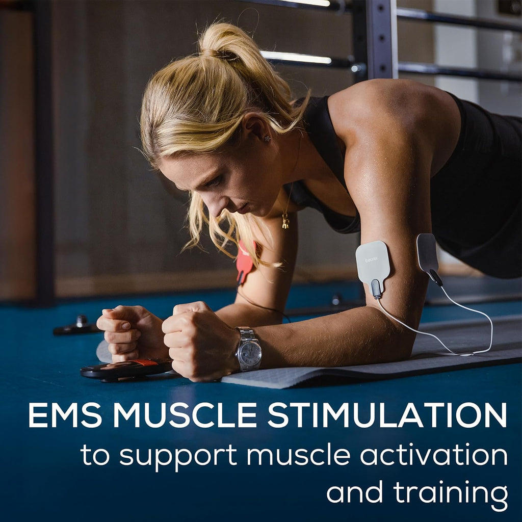 Beurer Digital 3-in-1 Heat and Muscle Stimulation Therapy Unit with 64 Programs

