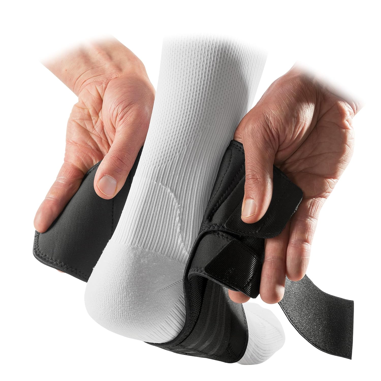 McDavid Low Profile Lace-Free Ankle Brace, Phantom Rear-Entry Support for Basketball

