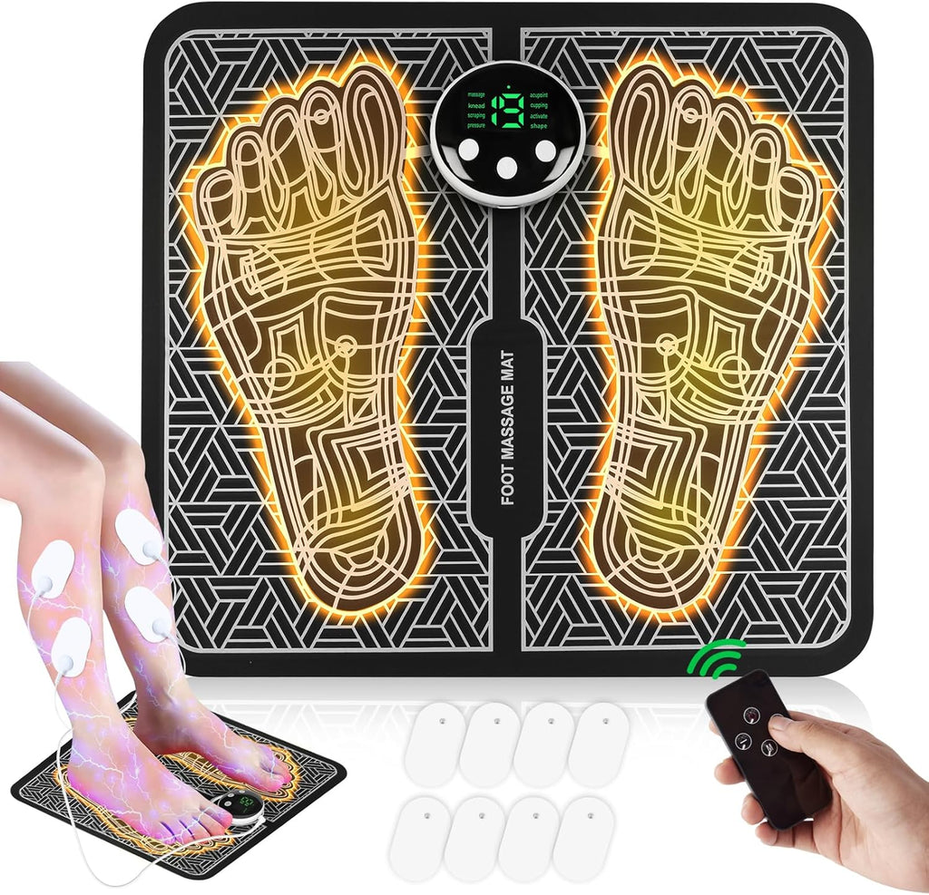 Phixnozar Electric Foot Massager Mat for Feet and Calves

