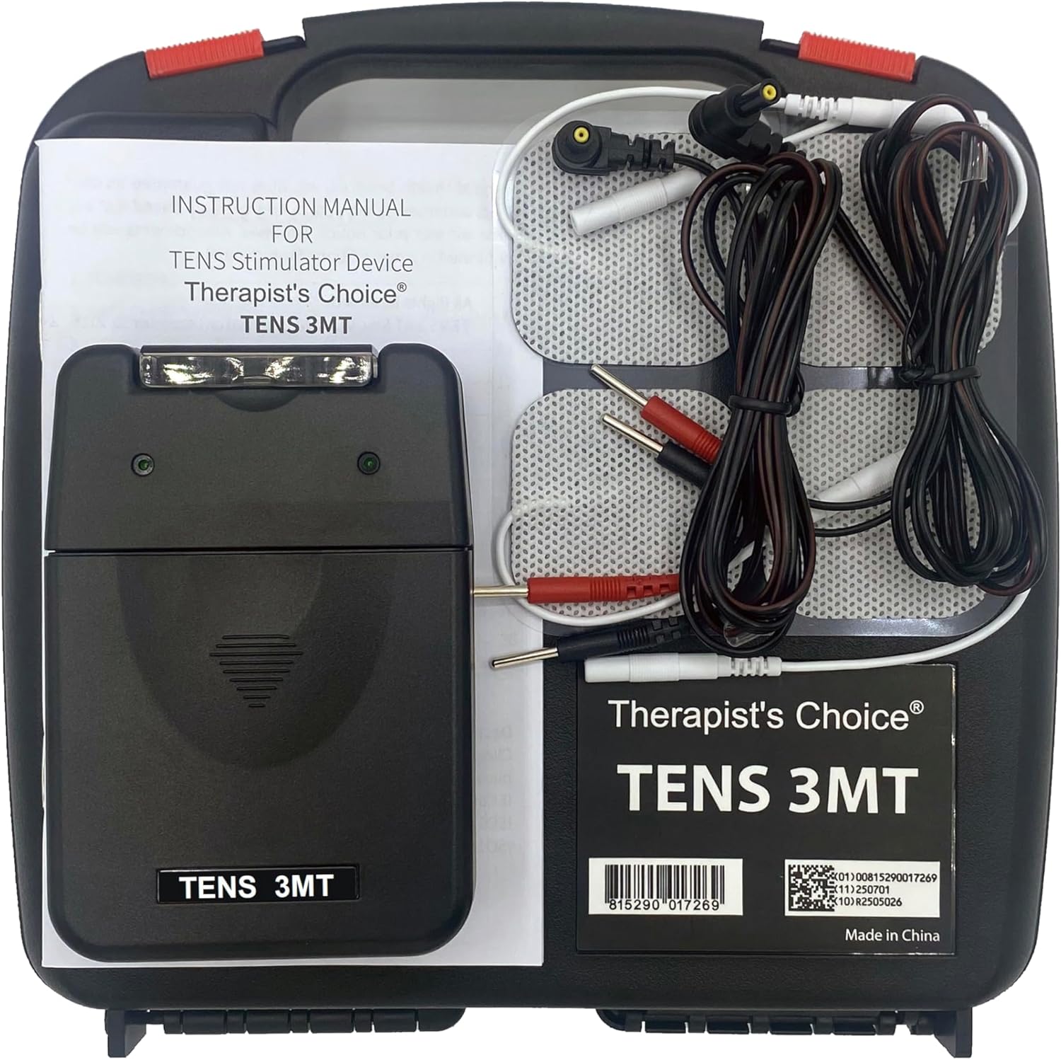 Therapist’s Choice Dual Channel TENS Unit Muscle Stimulator for Back and Neck Pain


