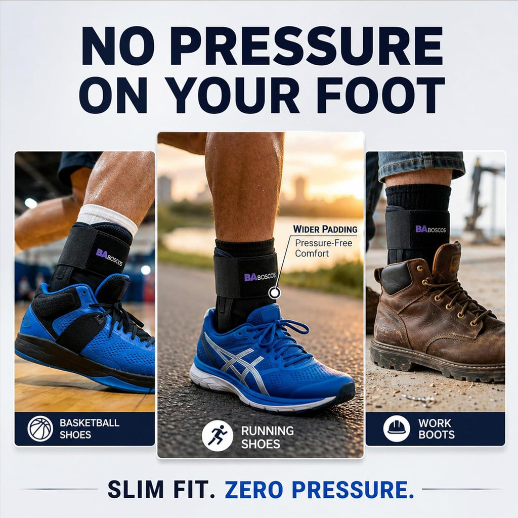 Figure 8 Ankle Brace for Men and Women, Ankle Stabilizer with Pull Lace Fit

