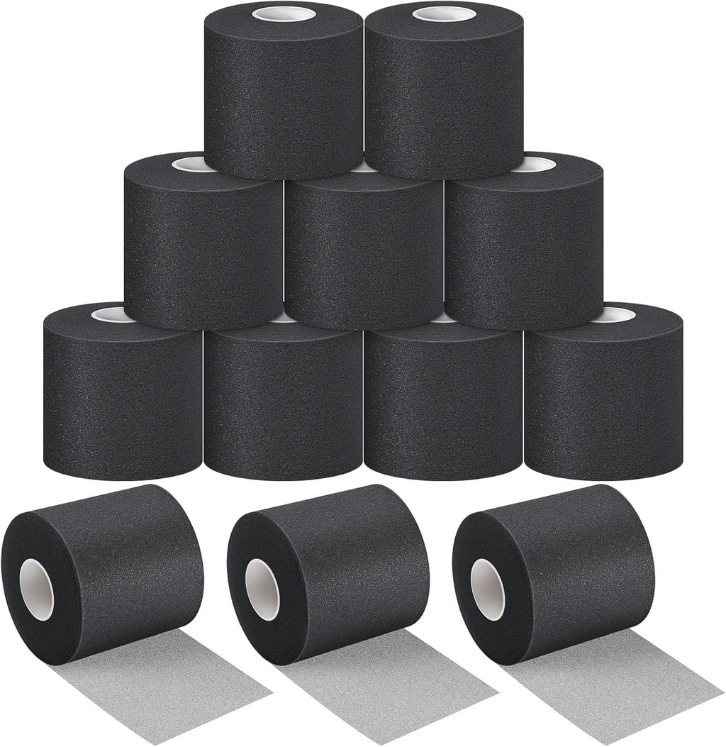 Nuanchu 12-Pack Athletic Pre Wrap Tape, PU Foam Underwrap 2.75 in x 30 yd

