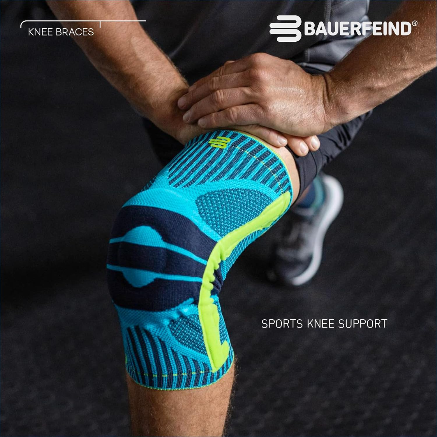 Bauerfeind Omega Sports Knee Support Patellar Compression Knee Brace

