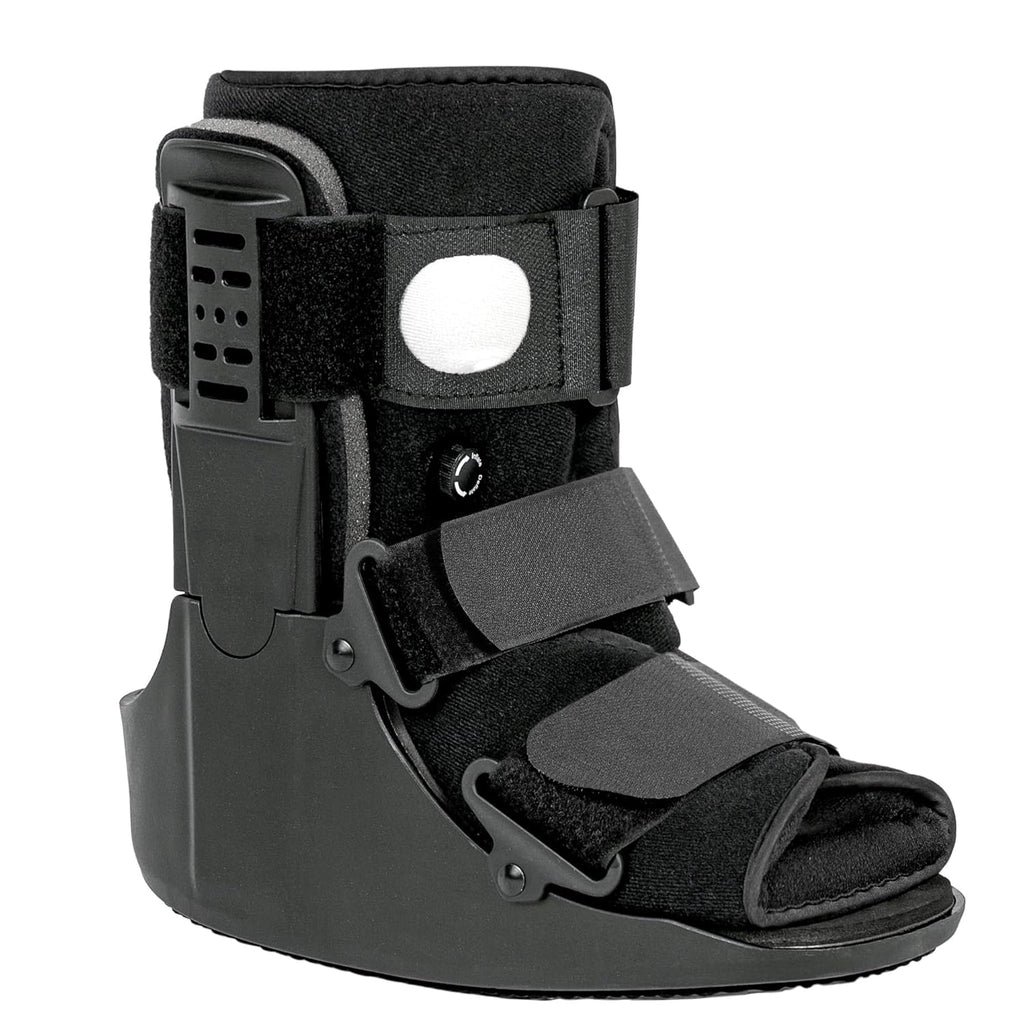 Jewlri Air Fracture Walking Boot with Rocker Sole, Ankle Support Brace


