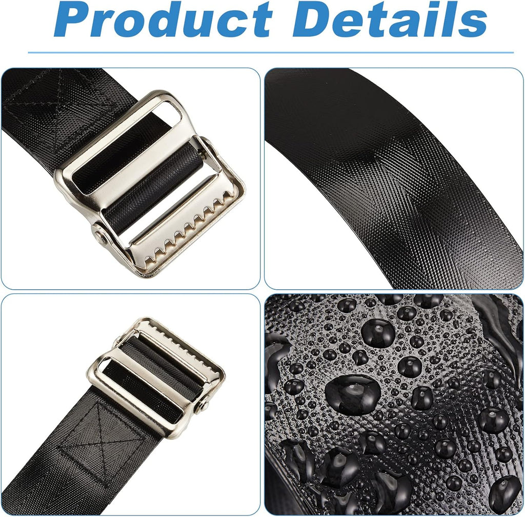 Shappy Vinyl Gait Belt Transfer Belt for Patient Assist with Metal Buckle


