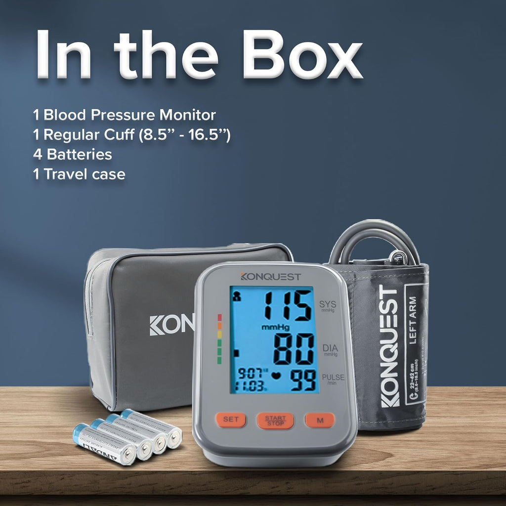 Konquest KBP-2704A Automatic Upper Arm Digital Blood Pressure Monitor

