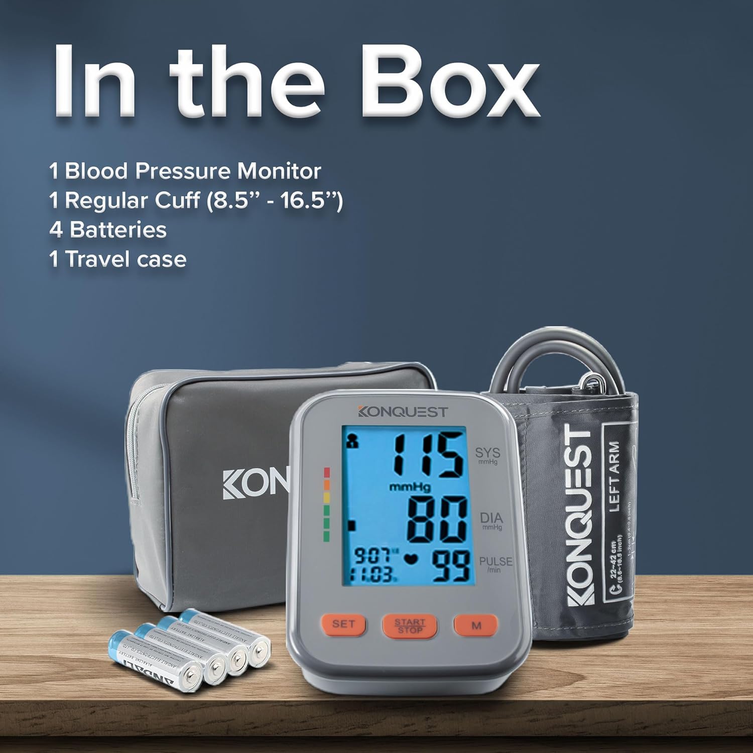 Konquest KBP-2704A Automatic Upper Arm Digital Blood Pressure Monitor

