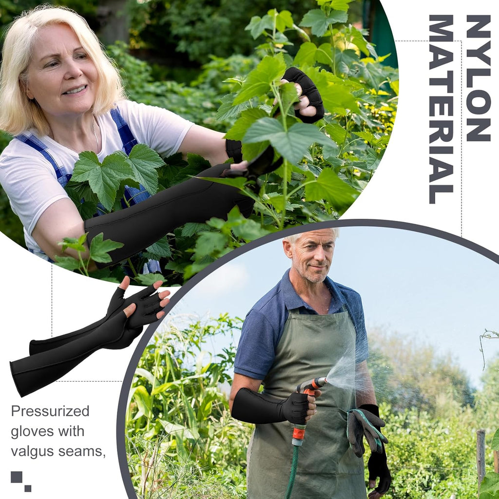 Janmercy 3 Pairs Arthritis Compression Gloves for Women and Men Carpal Tunnel Relief

