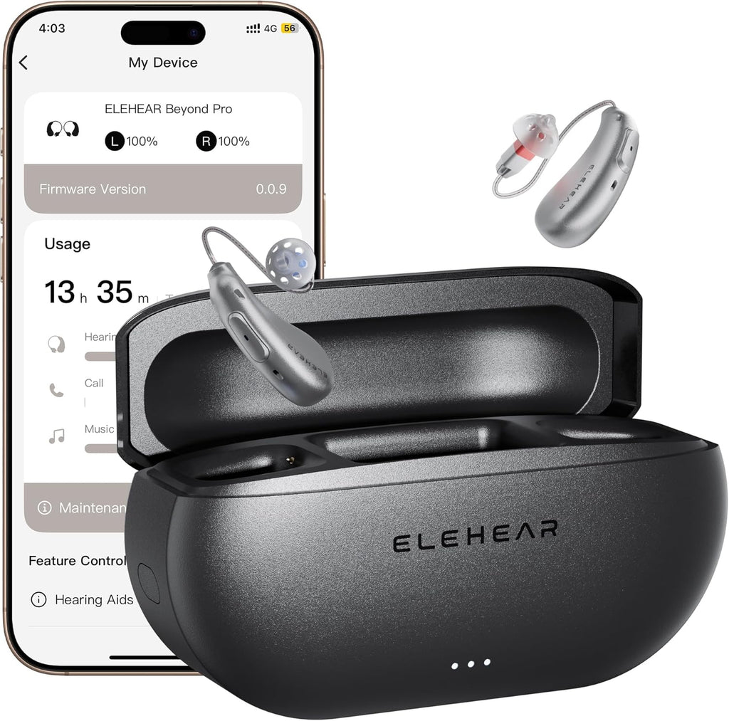 ELEHEAR Beyond Pro OTC Bluetooth Hearing Aids with VocClear 2.0 and App

