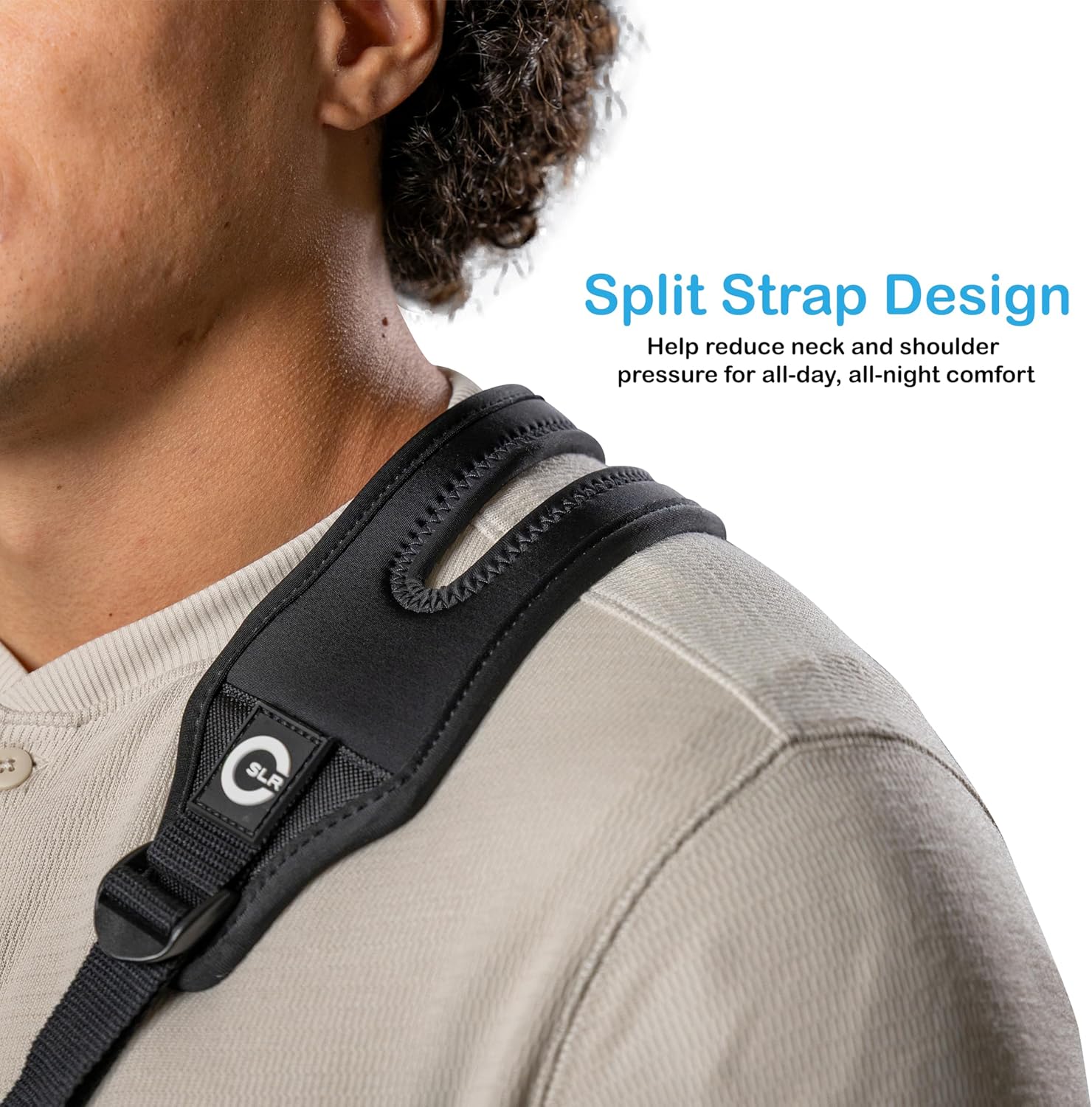 HealJoy Pro Arm Sling with Split-Strap Support, Breathable Mesh Shoulder Brace

