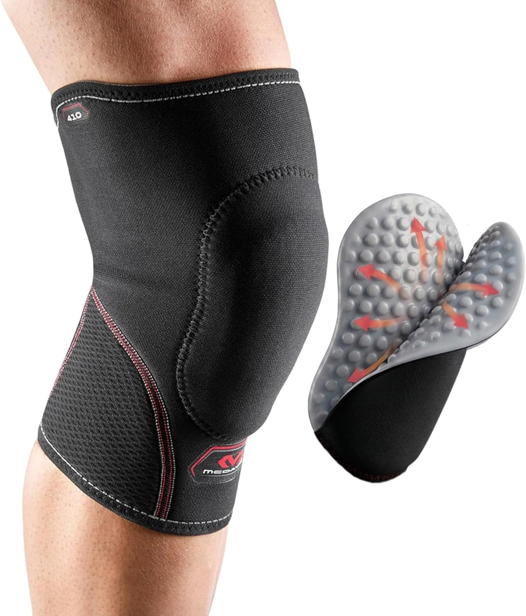 McDavid Gel Insert Knee Compression Sleeve for Impact Absorption and Support

