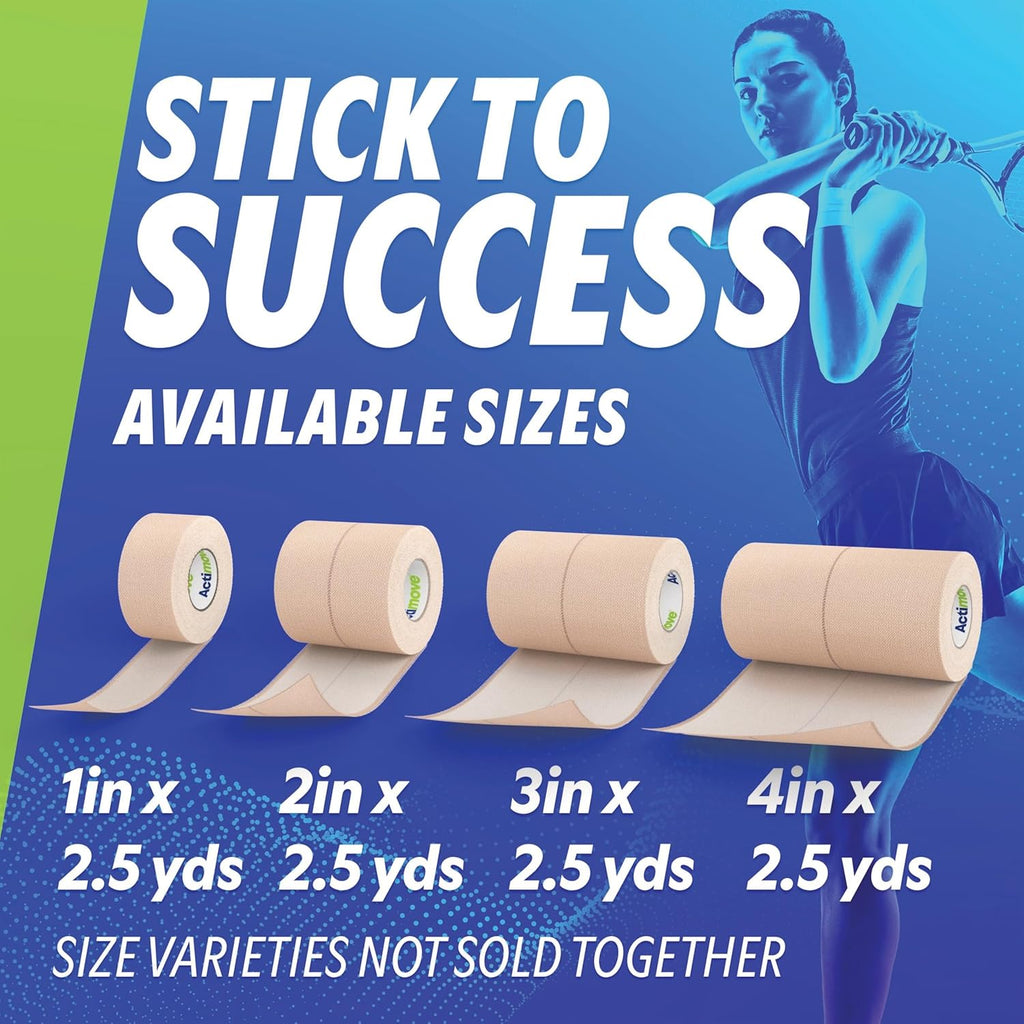 Actimove Elastikon Elastic Athletic Tape for Sprains, Strains, Muscle Support

