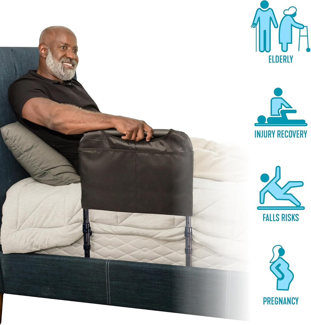 Able Life Bedside Safety Rail, Padded Stand Assist Railing for Seniors


