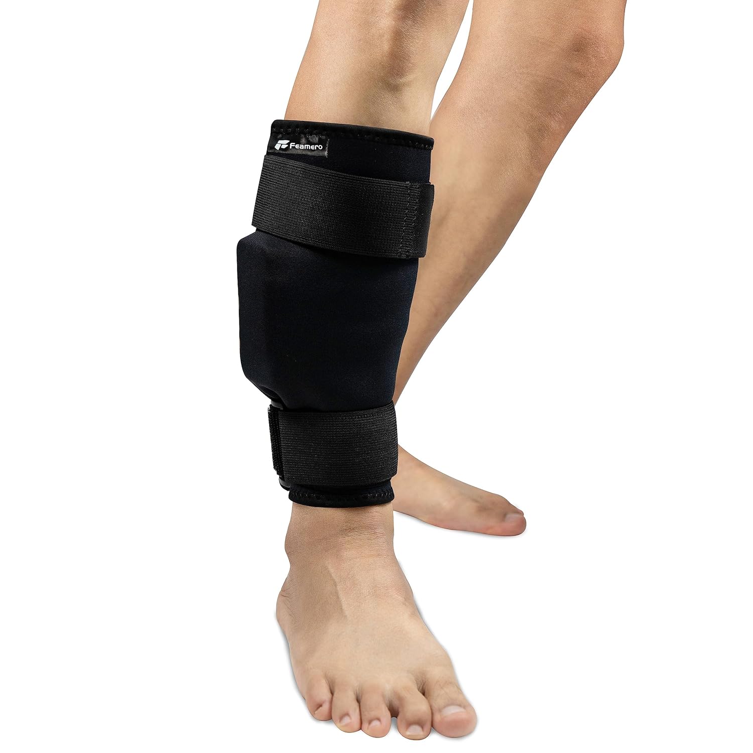 FEAMERO Ankle Monitor Cover Sleeve Neoprene Adjustable Velcro Straps for GPS Bracelet

