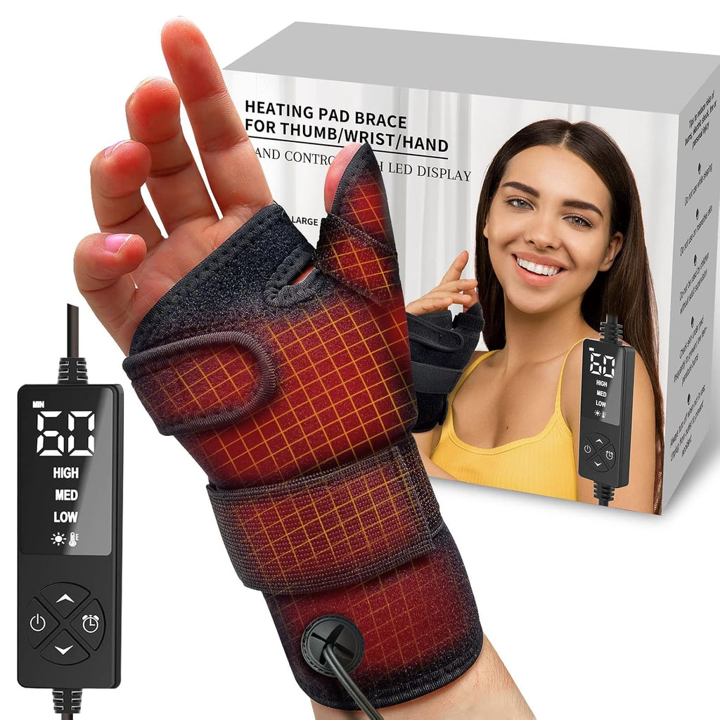 sticro Wrist Thumb Heating Brace for Arthritis, Carpal Tunnel Pain Relief

