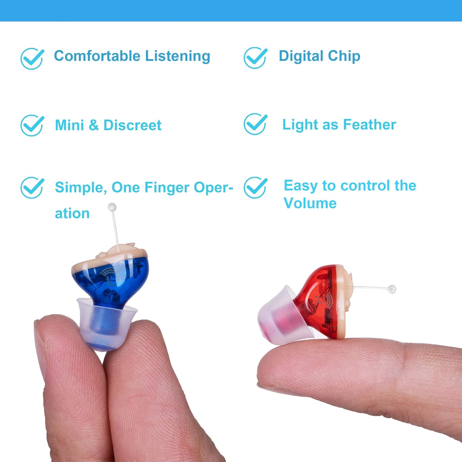 Hearing Amplifier for Seniors Adults Noise-Cancelling Ear Sound Amplifier


