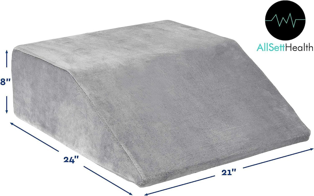 Memory Foam Leg Wedge Pillow for Foot & Ankle Swelling, Leg Rest Support

