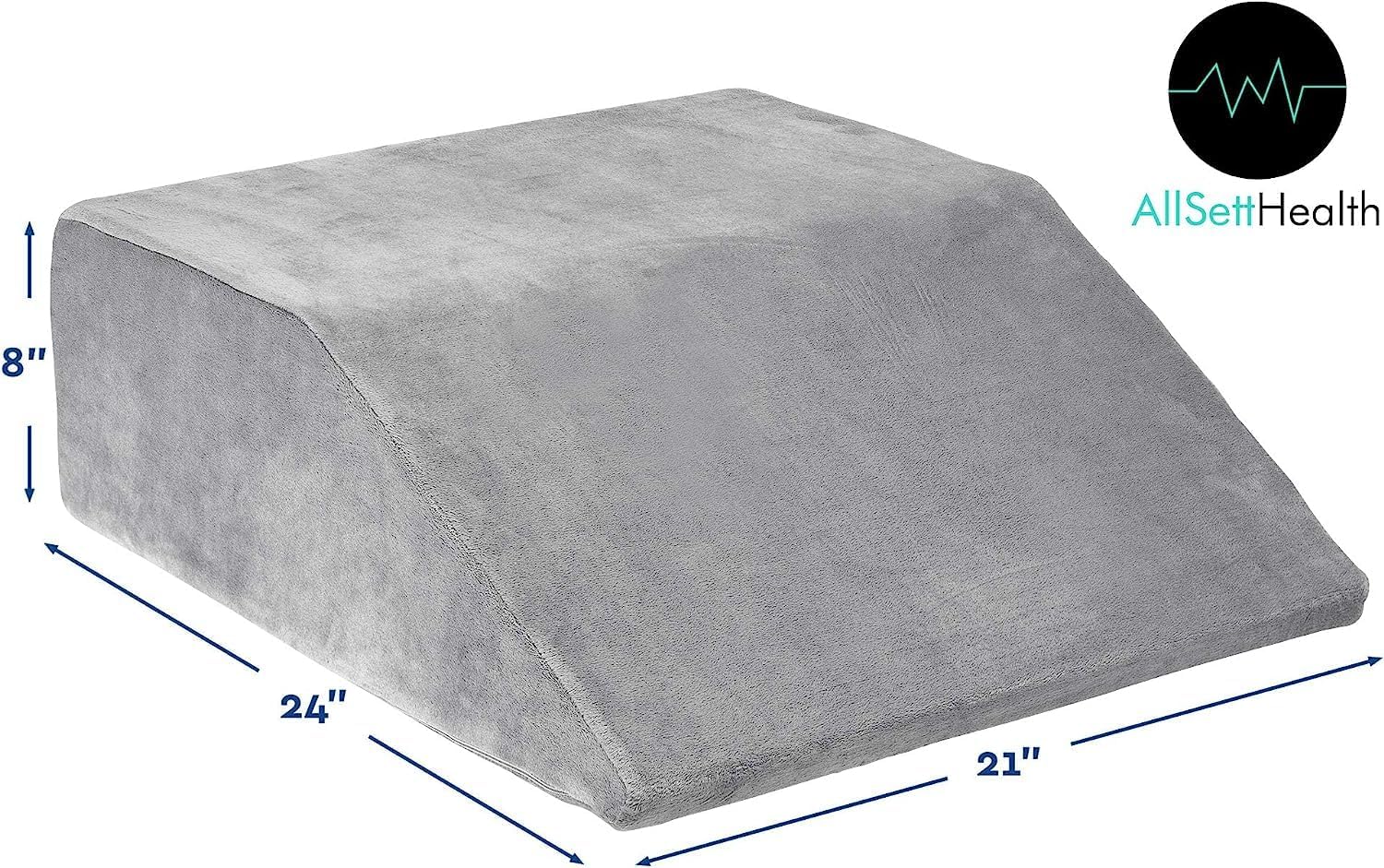 Memory Foam Leg Wedge Pillow for Foot & Ankle Swelling, Leg Rest Support

