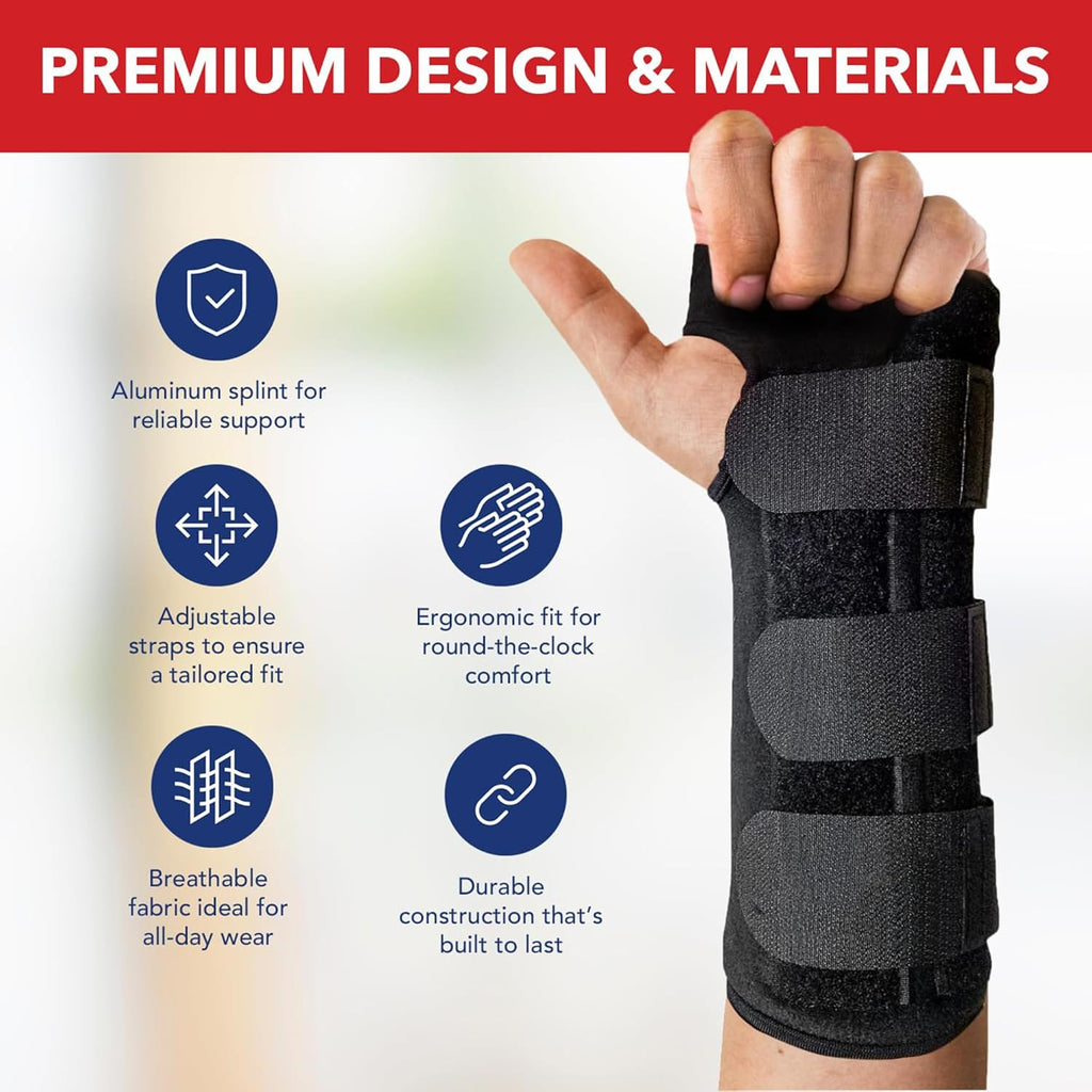 Doctor Developed Splint Support for Arthritis and Tendonitis with Adjustable Straps

