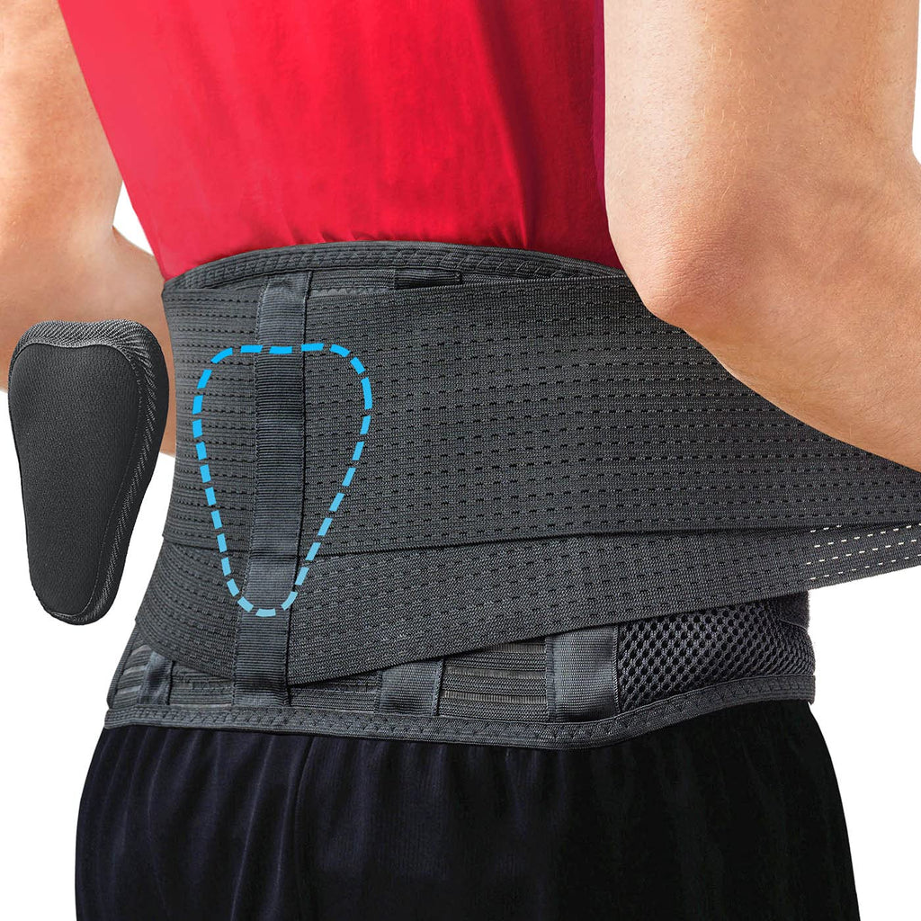 Sparthos Lumbar Back Brace for Lower Back Pain, Breathable Support Pad

