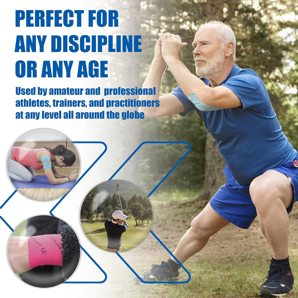 Phiten Athletic Sports Tape Roll with Elastic Support

