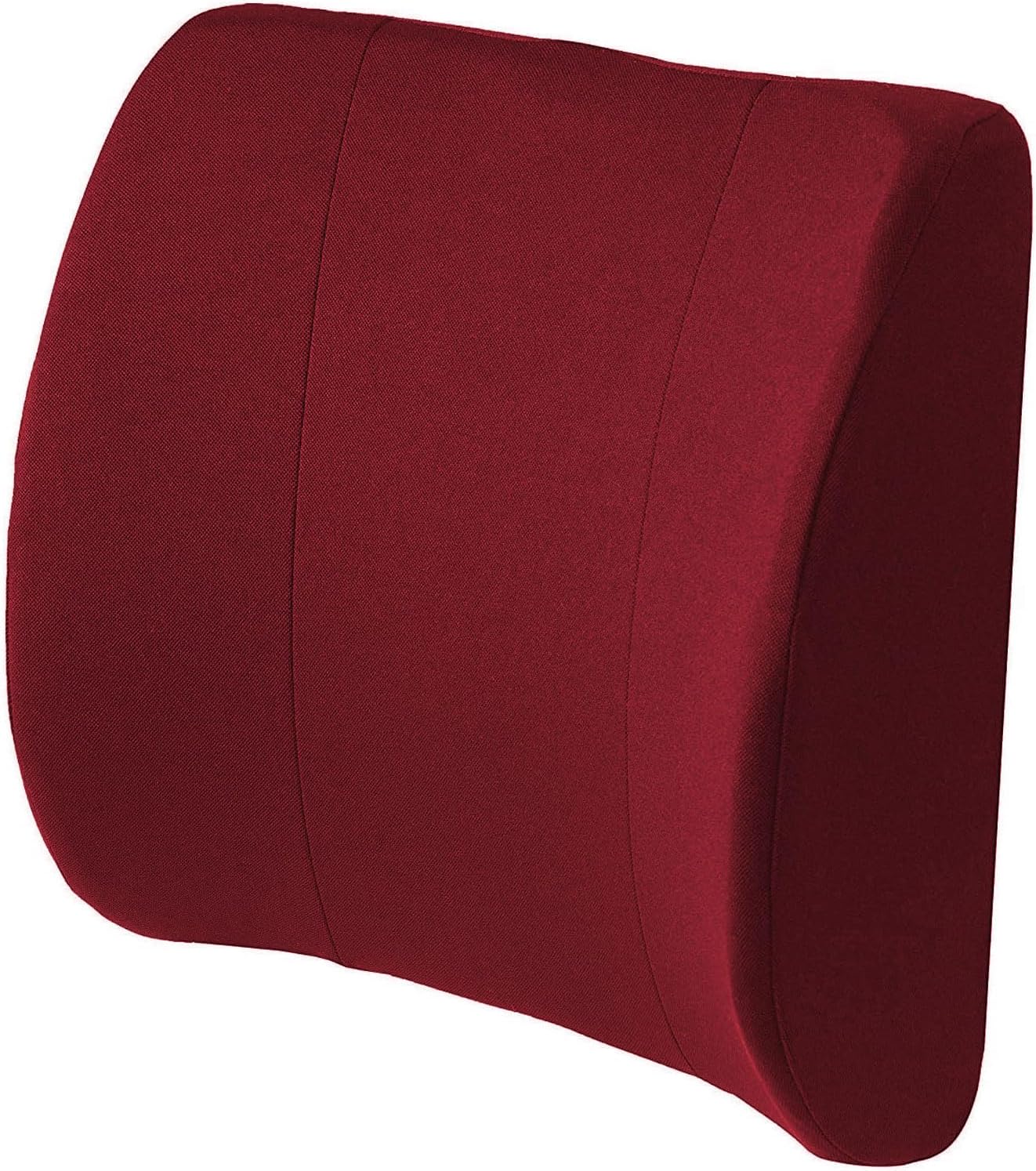 DMI Lumbar Support Pillow for Chair, Removable Washable Cover, Firm Insert

