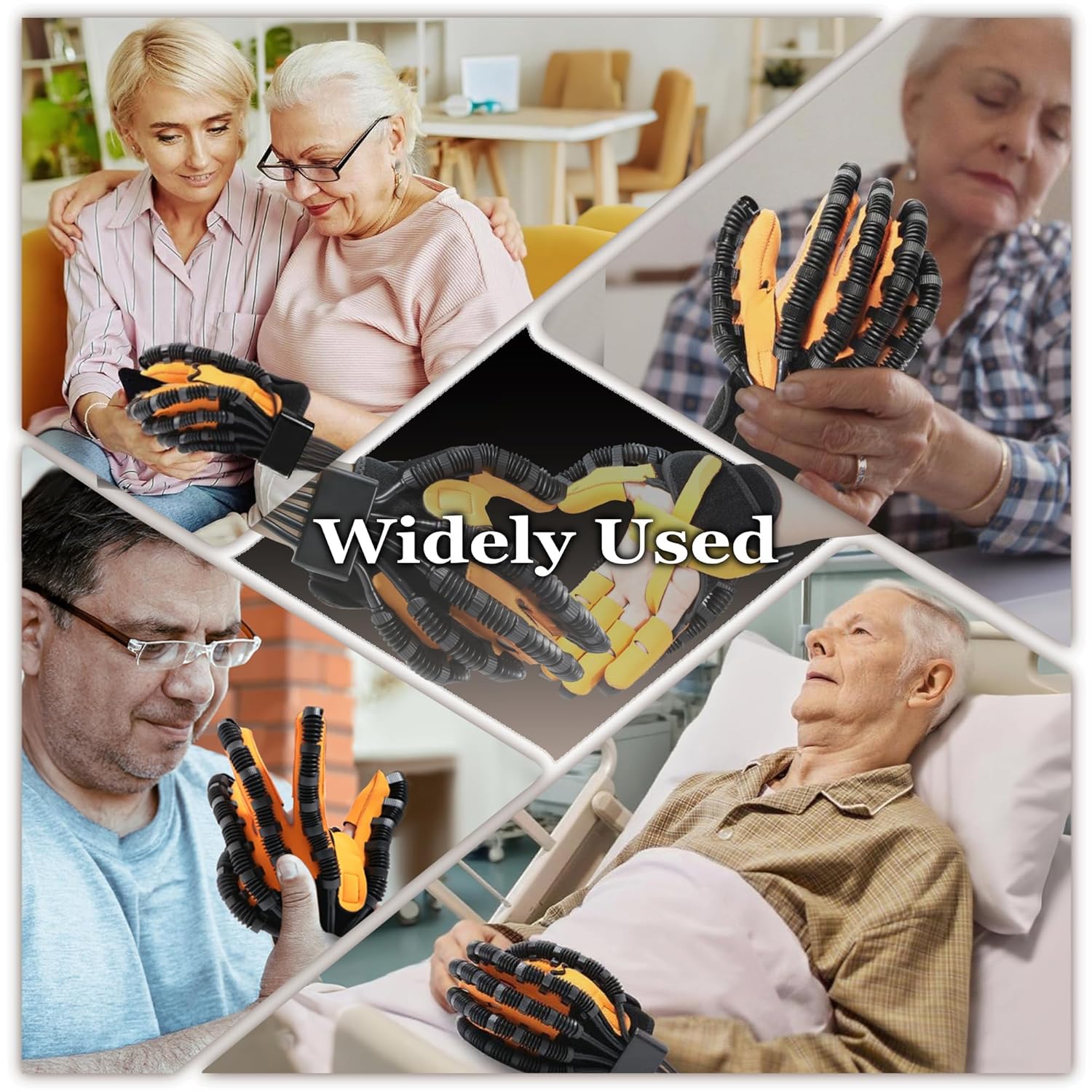 8th Gen Stroke Rehabilitation Robot Glove, Hand Therapy Device with 4 Modes

