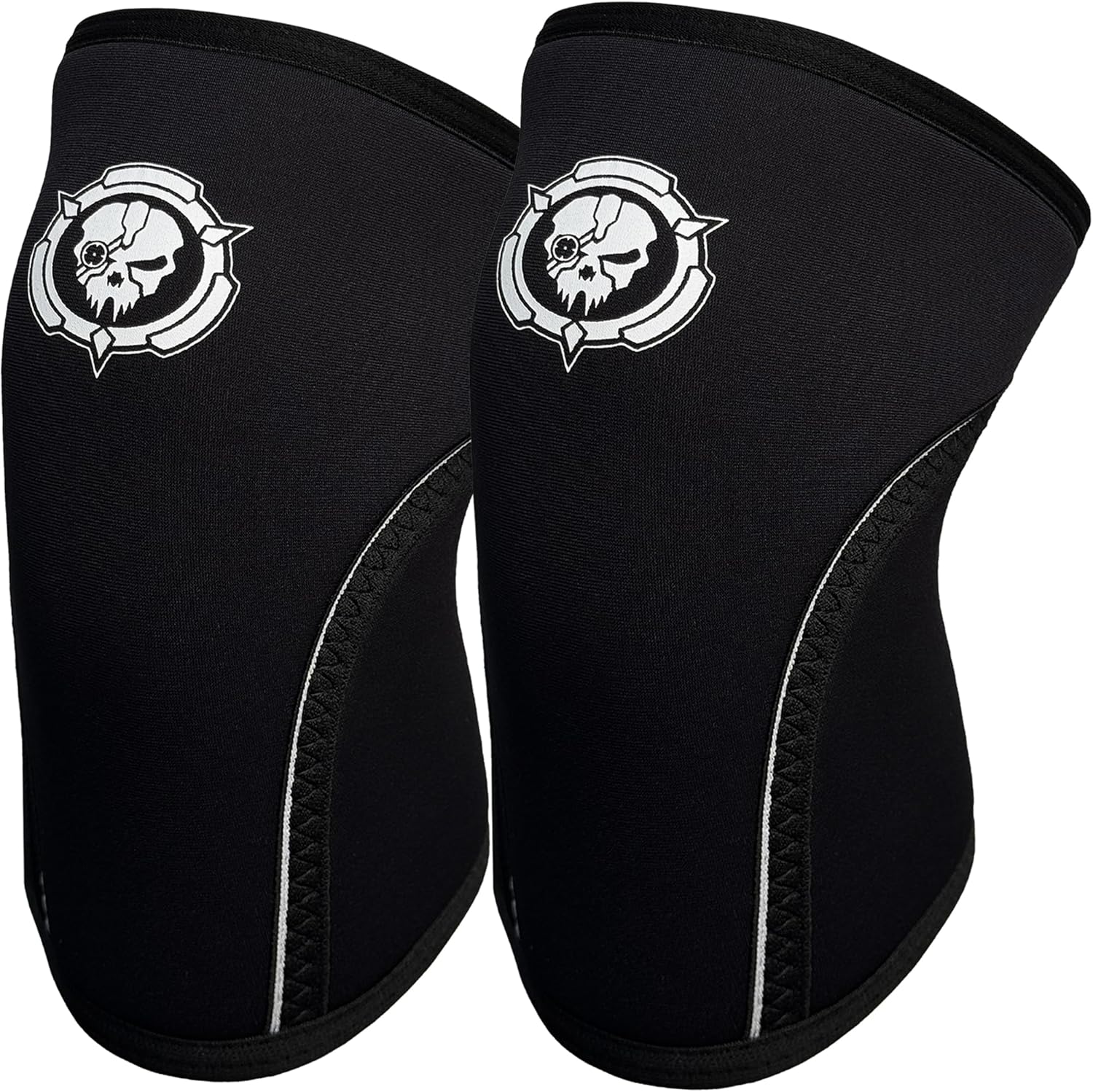 Jupiter 7mm Compression Knee Sleeves, Neoprene Knee Braces for Squats & Weightlifting

