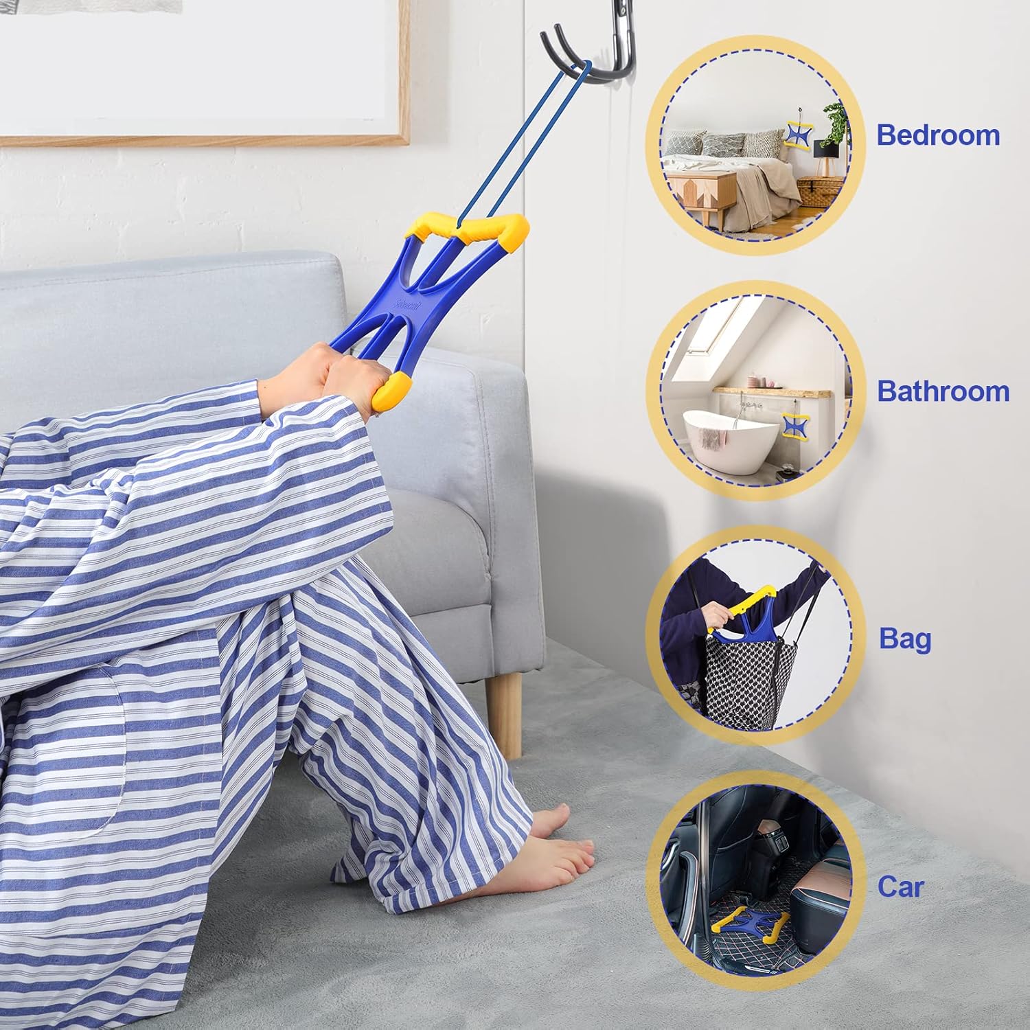 Liberty Lift Assist Standing Aid for Elderly, No-Slip Grip Handles, Portable


