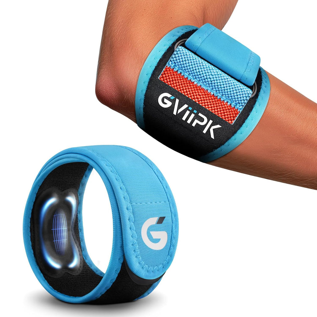 Gviipk Tennis Elbow Brace Counterforce Strap for Tendonitis with Compression Pad

