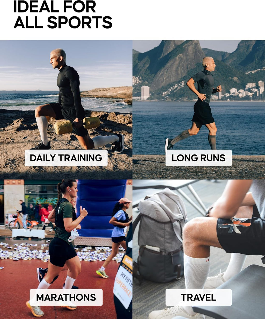Danish Endurance Calf Compression Sleeve 21–26 mmHg for Legs and Shin Support

