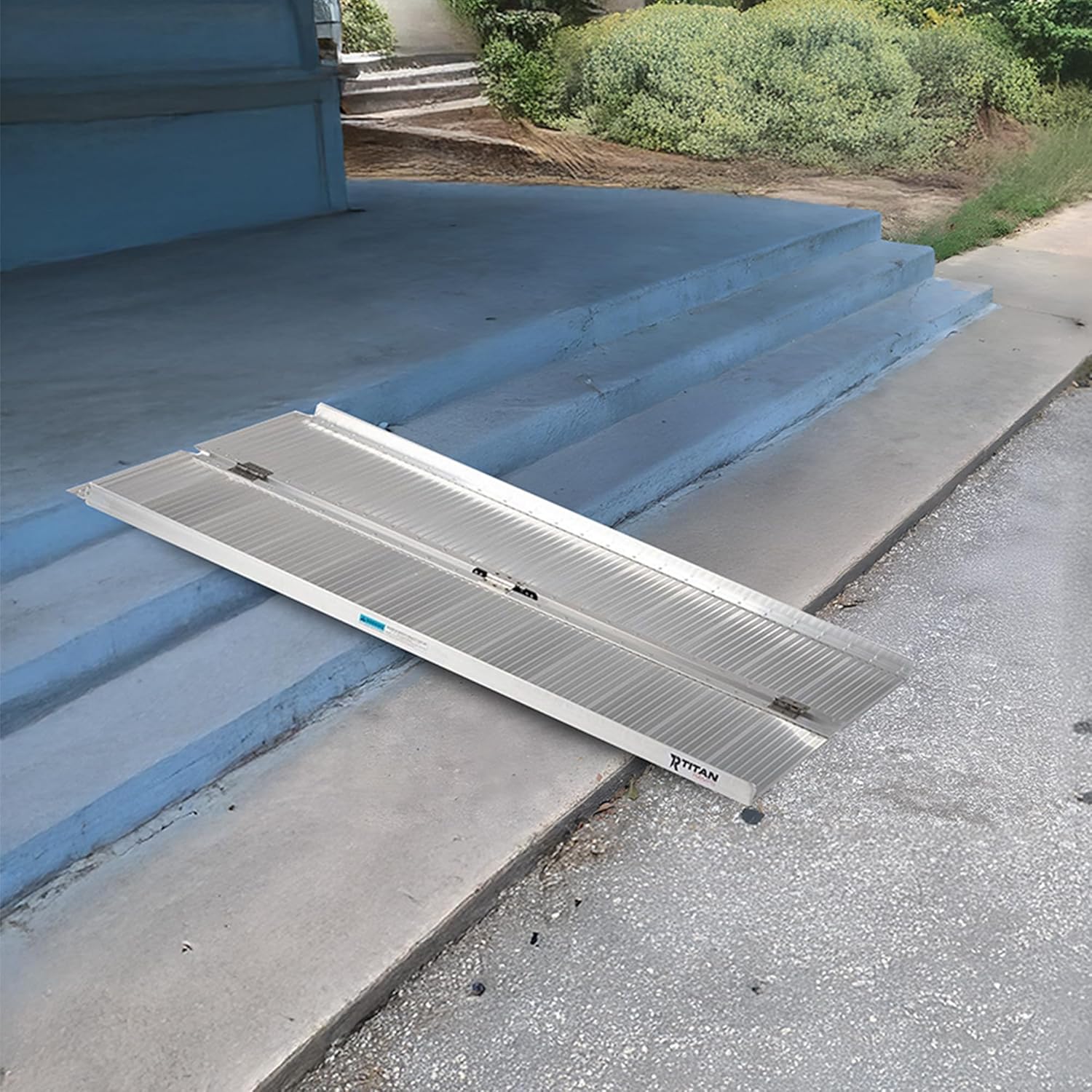 Titan Ramps Single-Fold Wheelchair Ramp, 600 lb Capacity

