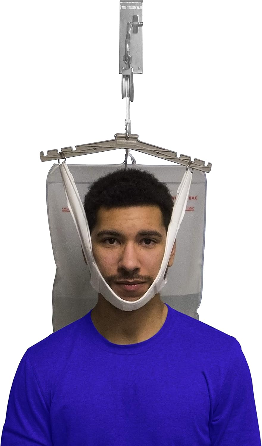 OTC Over-the-Door Cervical Traction Kit for Neck Pain Relief, Adjustable Setup

