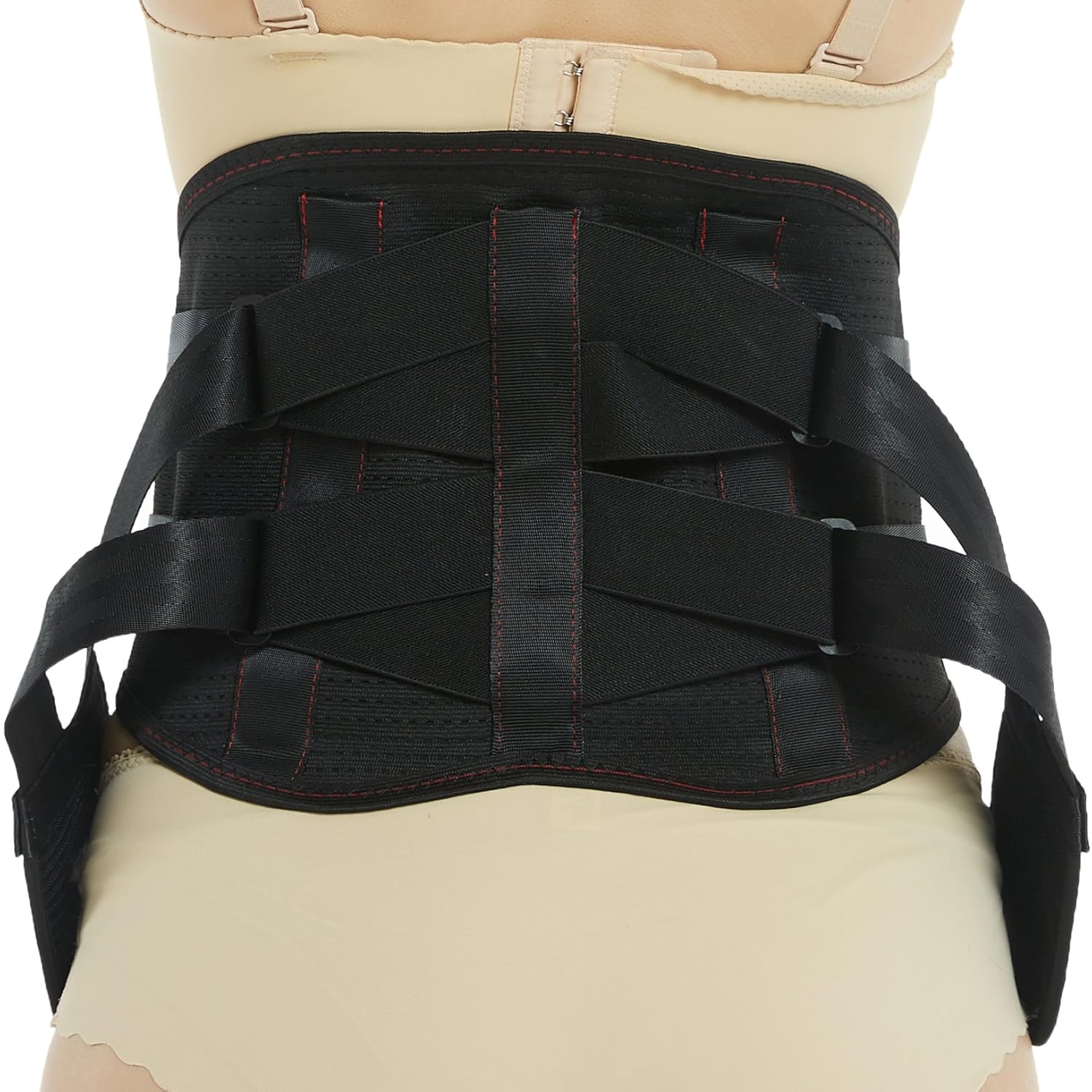 NeoTech Care Lower Back Brace Support Belt with Breathable Adjustable Compression Straps

