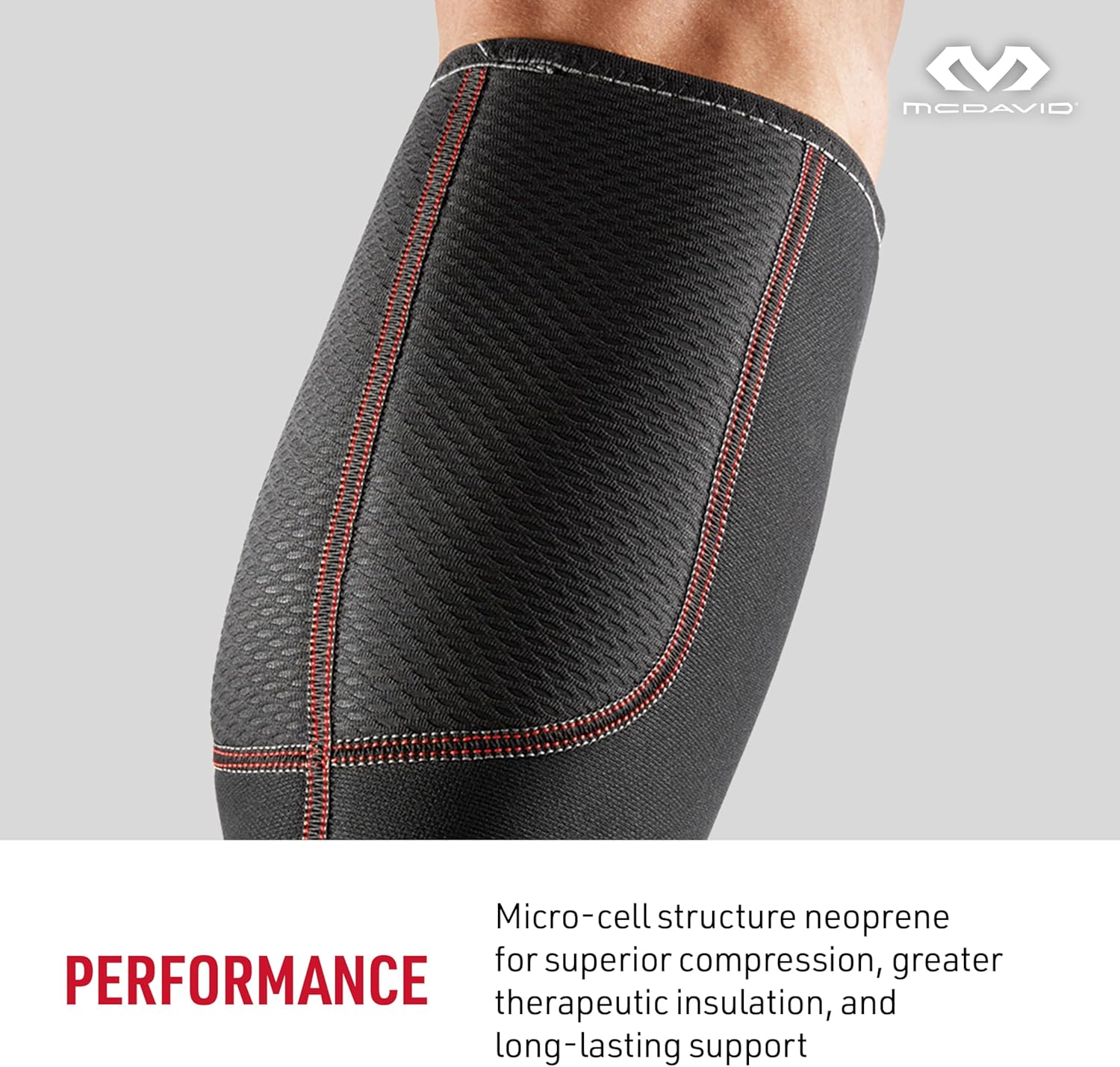 McDavid Latex-Free Calf Compression Sleeve for Shin Splints and Varicose Veins

