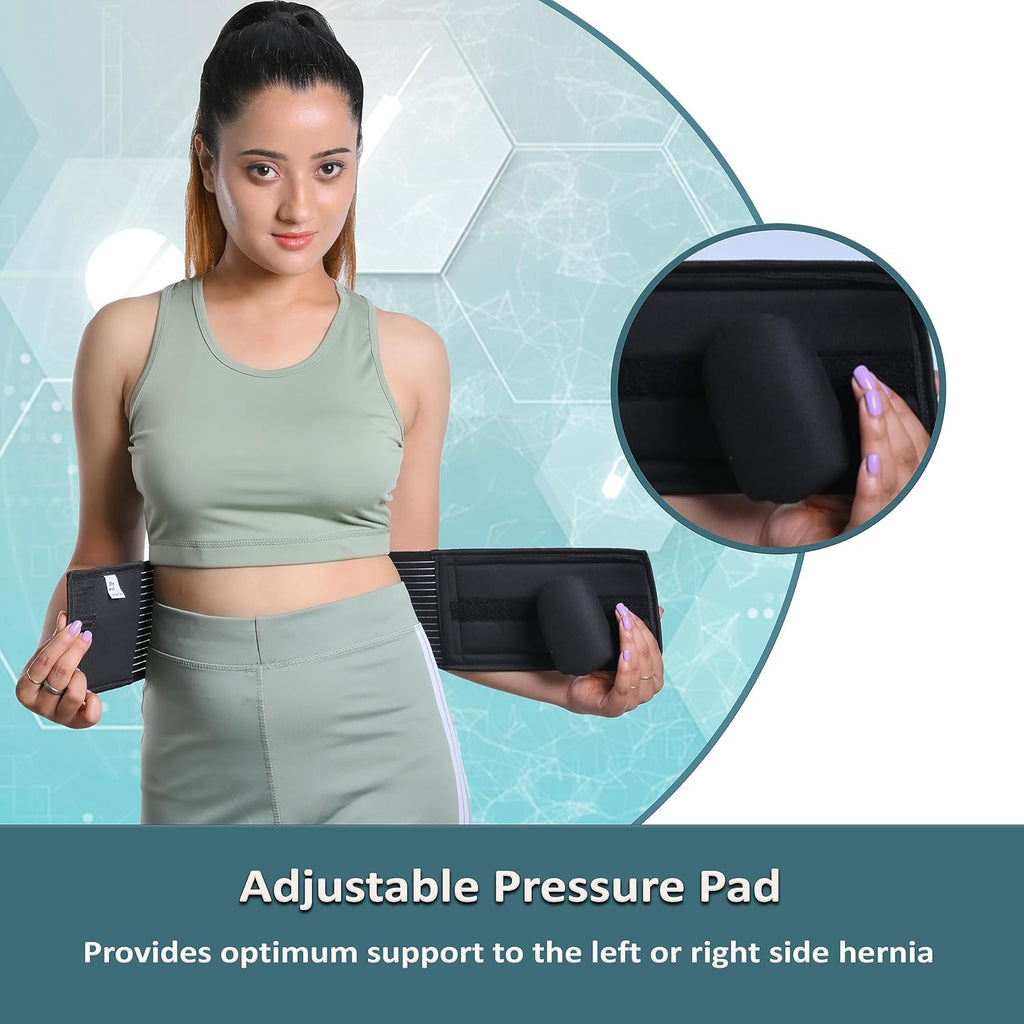 Wonder Care Umbilical Hernia Support Belt Abdominal Binder with Removable Compression Pad


