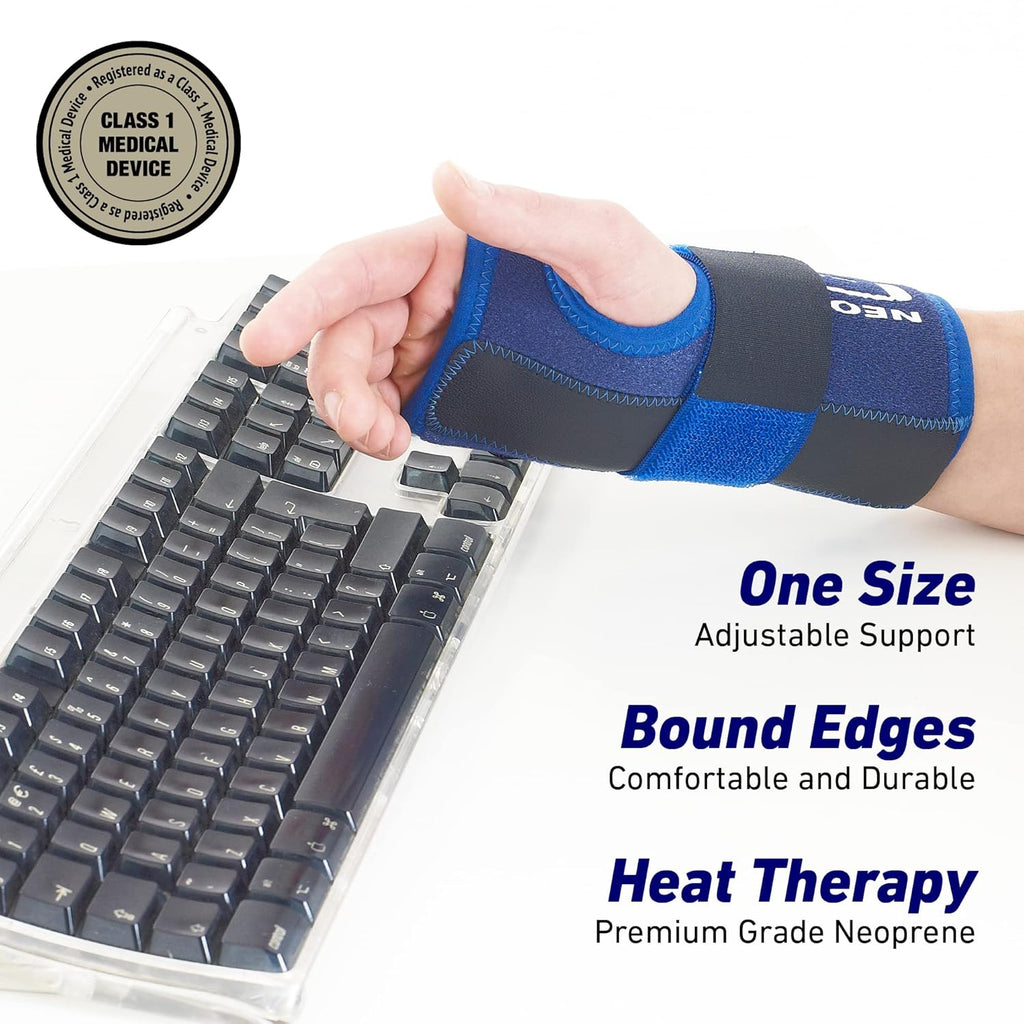 Neo-G Stabilized Carpal Tunnel Wrist Brace with Removable Splint, Adjustable Compression


